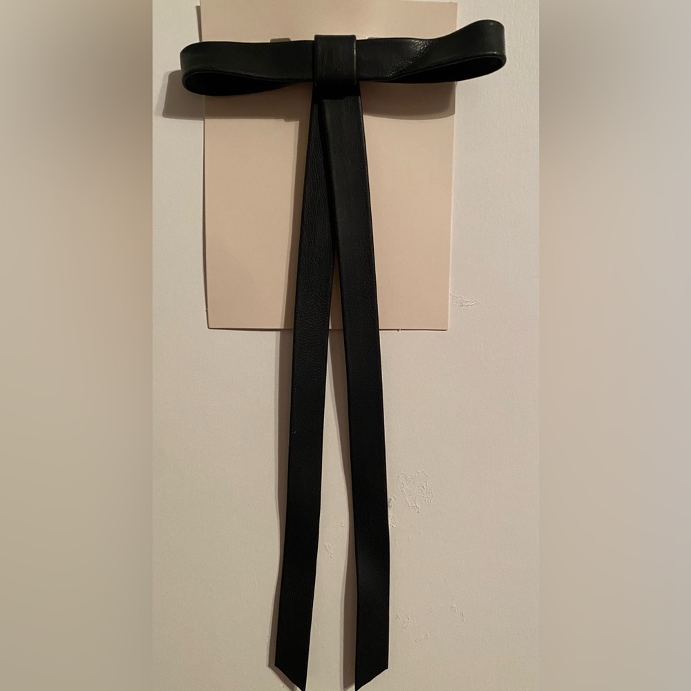 NEW FAUX LEATHER HAIR CLIP